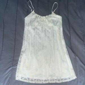 Aeropostale Ivory Lace Mini Dress